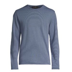 Vince double feeder crew neck blue